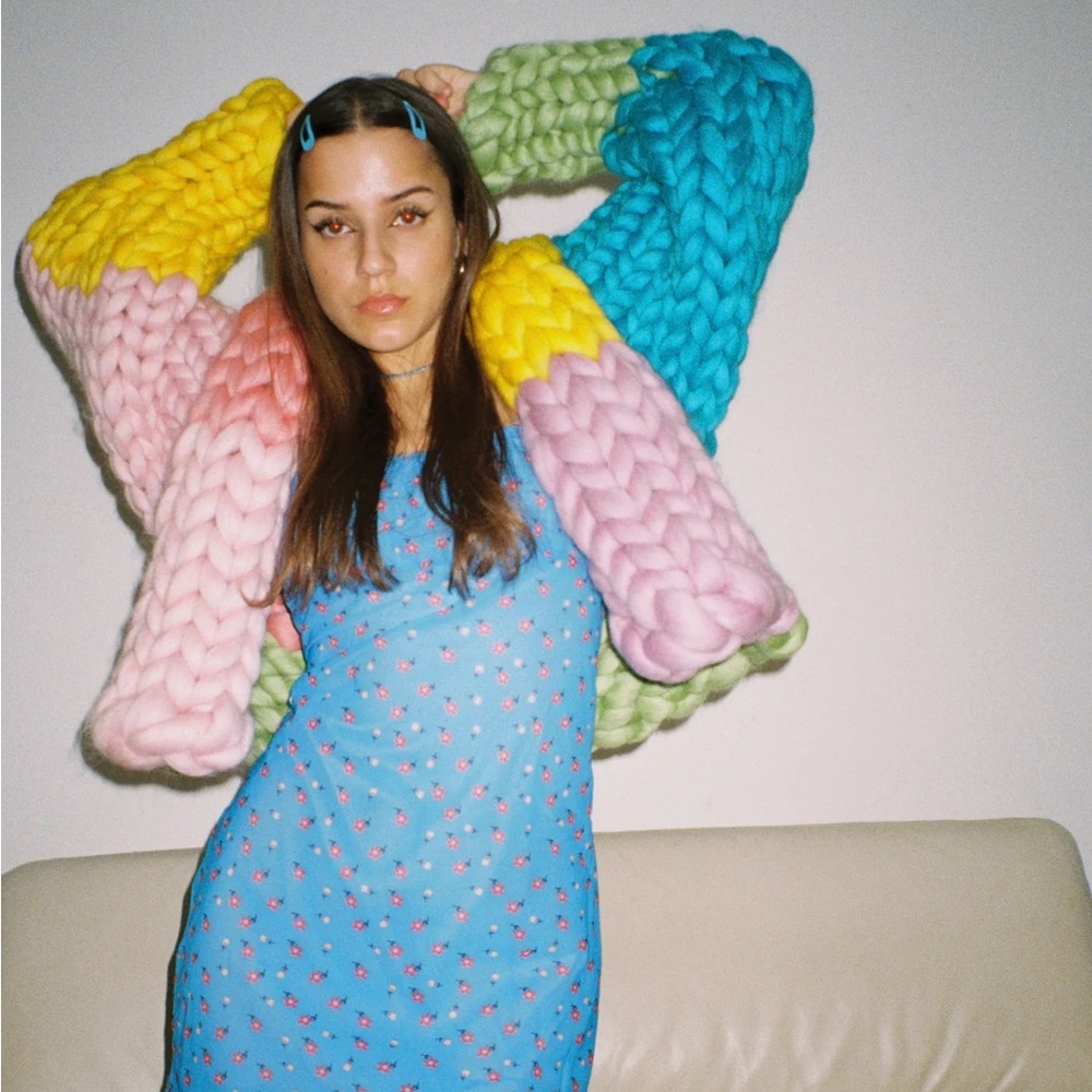 HOPE MACAULEY ORIGINAL SUPER COLOSSAL KNIT JACKET